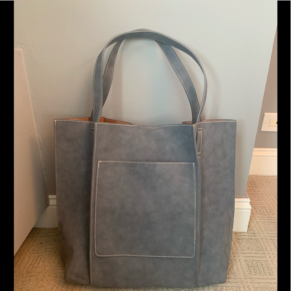 Shiraleah Blair tote - Steel